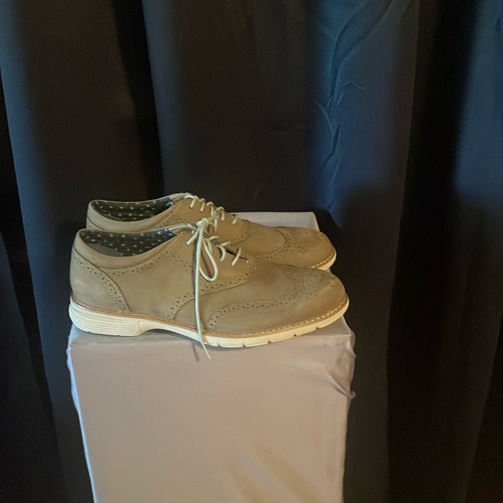 Propel men’s leather wingtips dress shoes, size 10